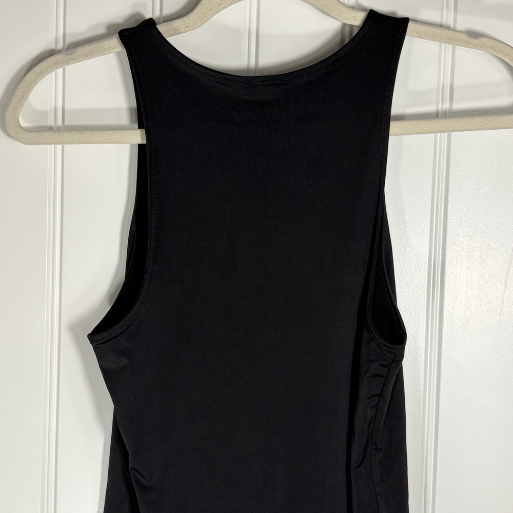 Express Body Contour Black High Neck Sleeveless Bodysuit Women's Small